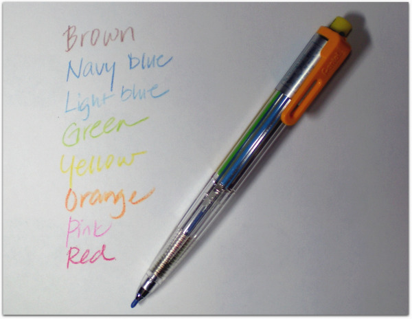 Review: Pentel 8-Color Pencil (for the light traveling artist