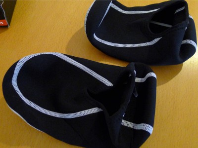 Shoesocks, once outside of the packaging.